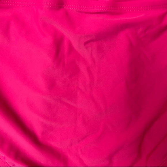 New LYSA PLUS Size Pink Juliana One-Piece lace-up front Swimsuit - Picture 5 of 9